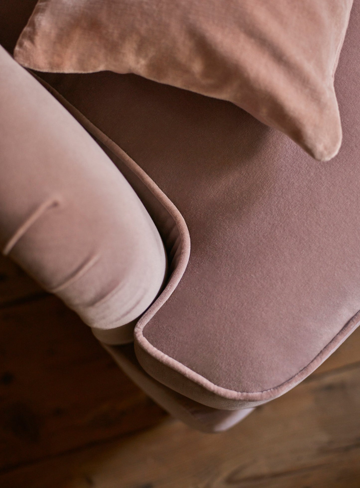Fauteuil Abington, velours Clover