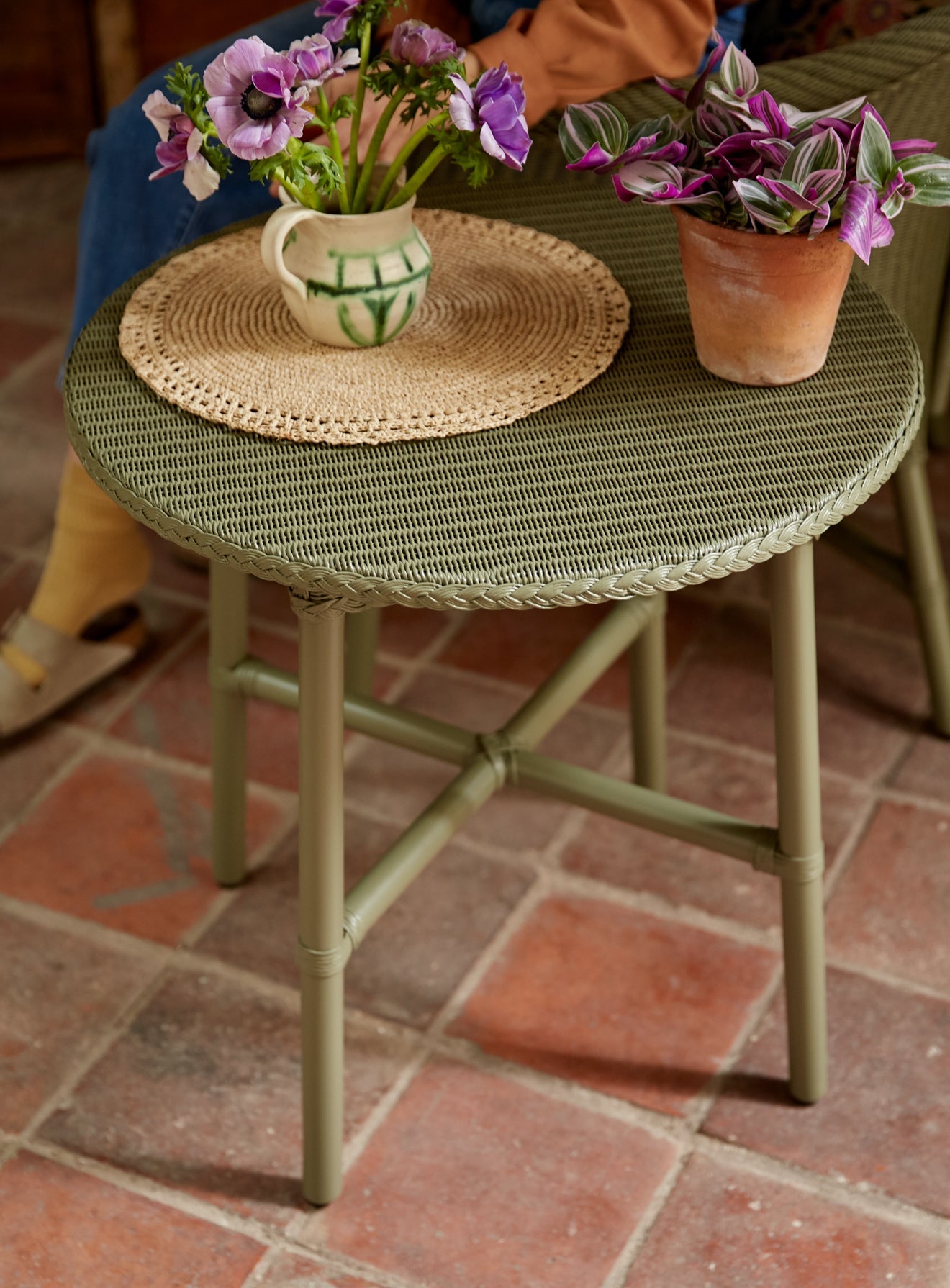Table d'appoint en osier Ledbury Lloyd