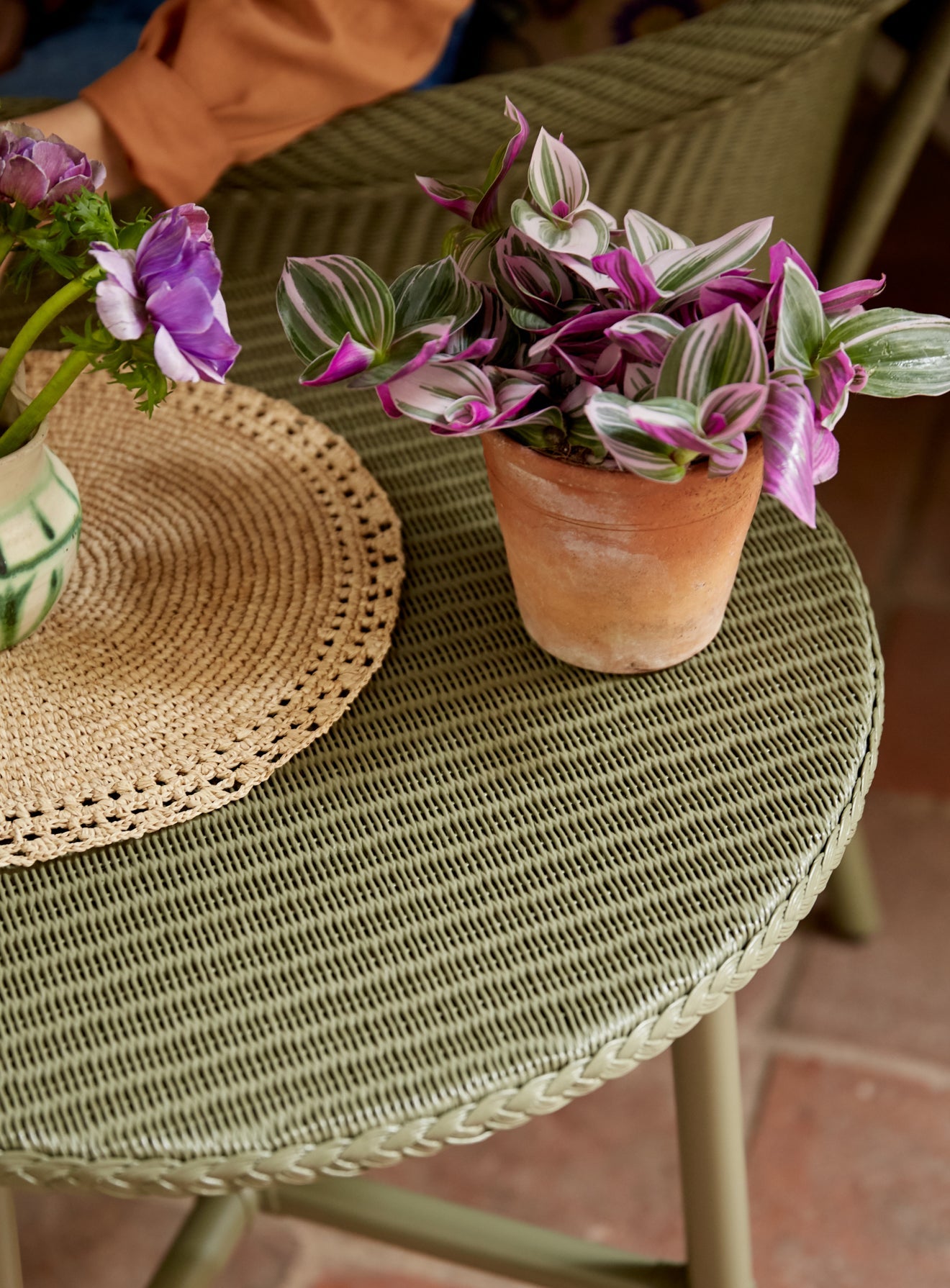Table d'appoint en osier Ledbury Lloyd
