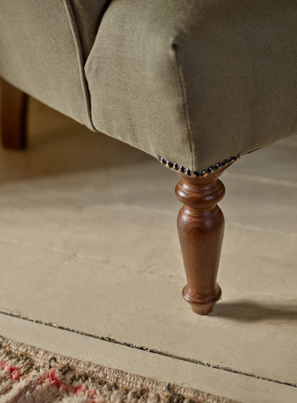 Fauteuil Clandon, lin mousseux