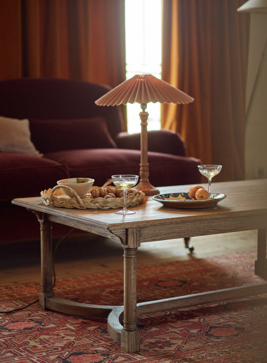 Table basse en chêne Edith