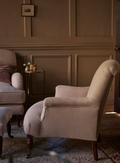Fauteuil Finley, lin naturel