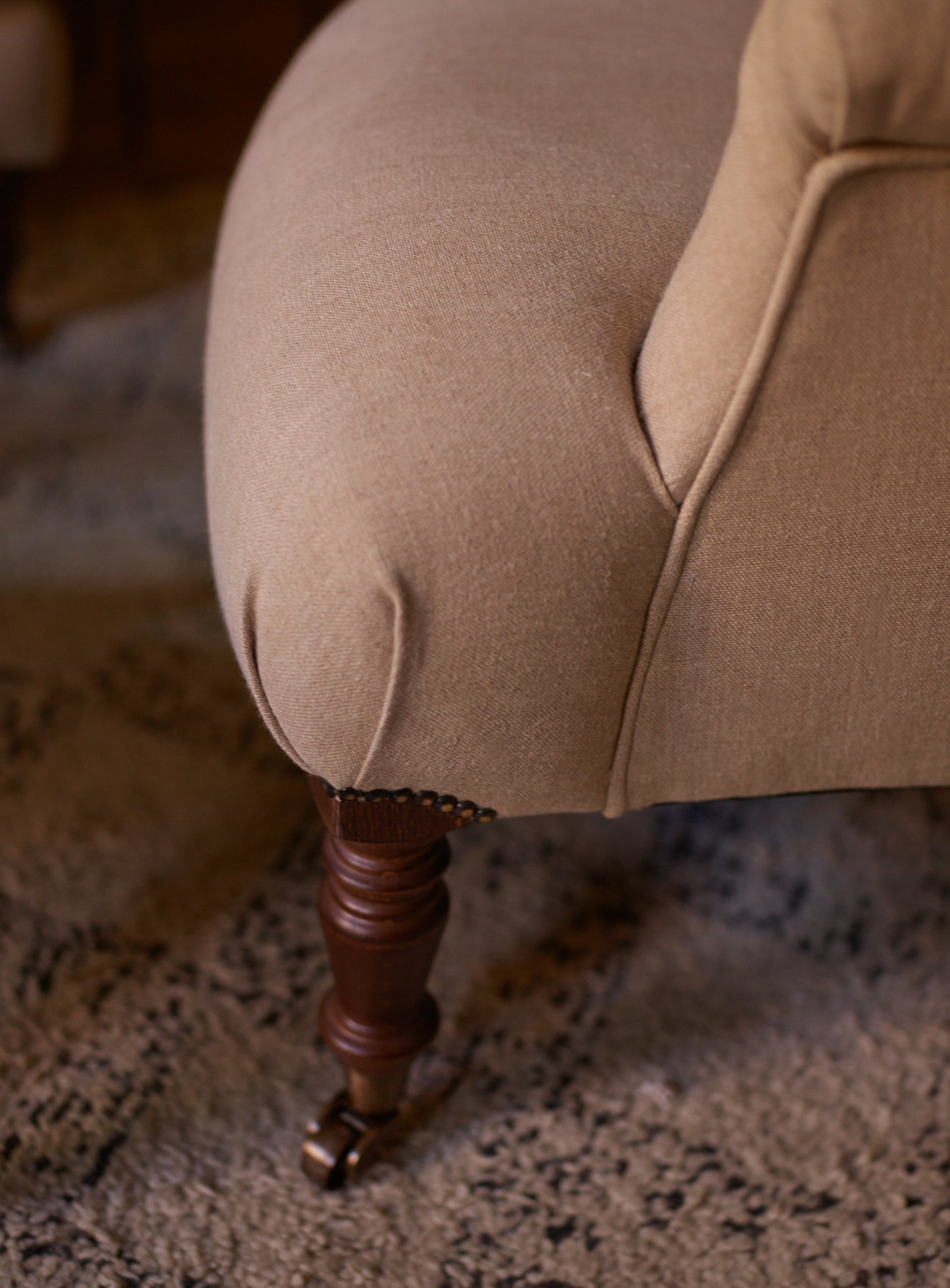 Fauteuil Finley, lin naturel