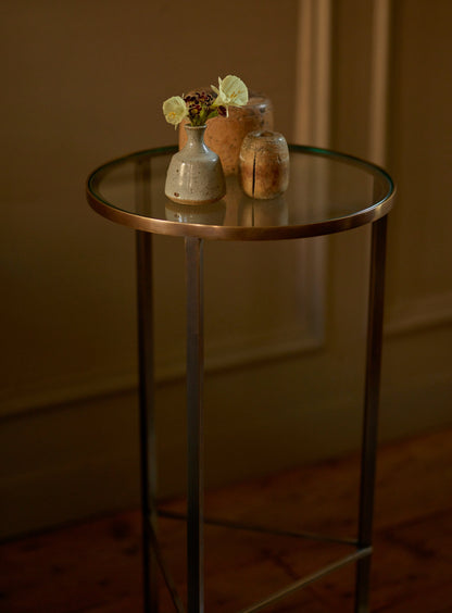 Table d'appoint Phebe, laiton