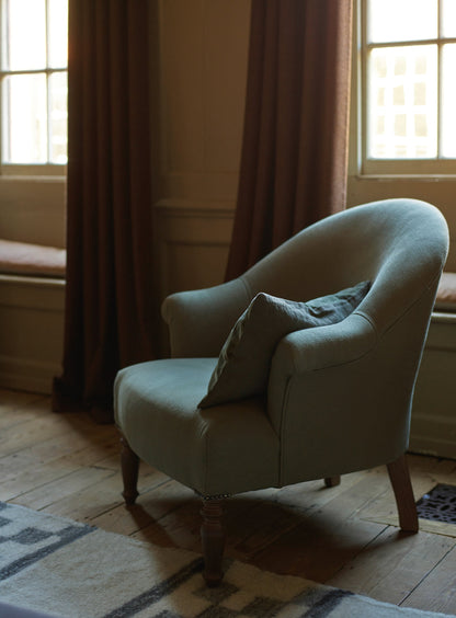 Fauteuil Clandon, lin mousseux