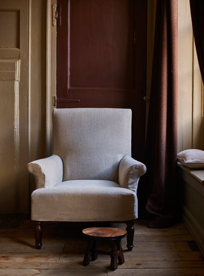 Fauteuil Wilford, lin naturel