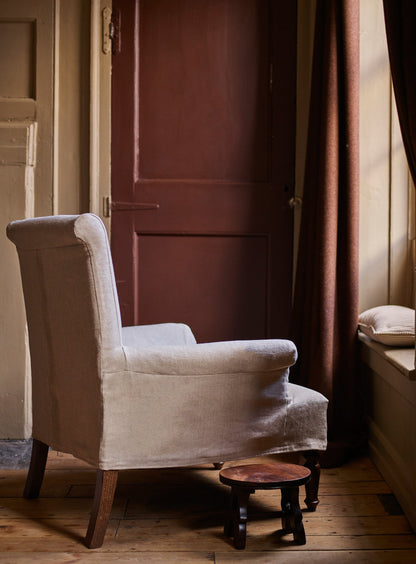 Fauteuil Wilford, lin naturel