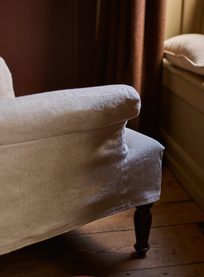 Fauteuil Wilford, lin naturel