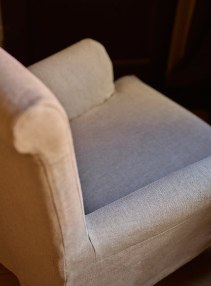 Fauteuil Wilford, lin naturel
