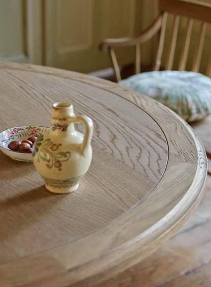 Table de salle à manger ronde en chêne Ellery