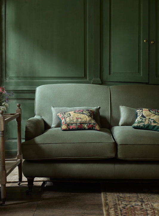 Canapé Abington, deux places, tissu Moss Linen
