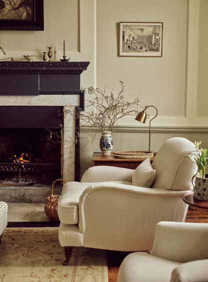 Fauteuil Abington, lin écru