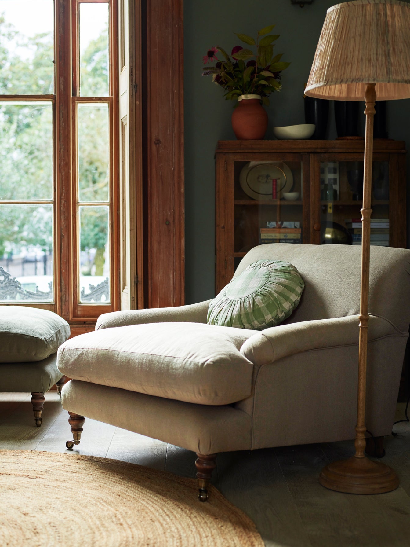 Fauteuil Remy, lin naturel