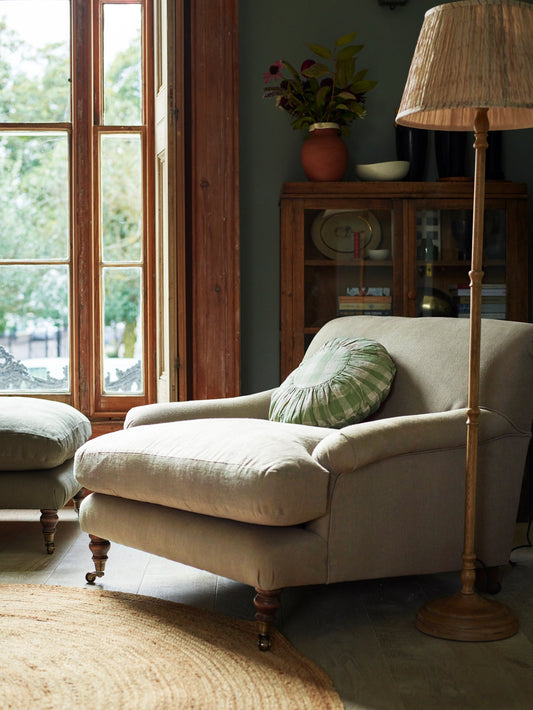 Fauteuil Remy, lin naturel