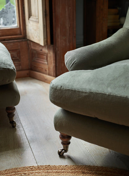 Fauteuil Remy, lin mousseux