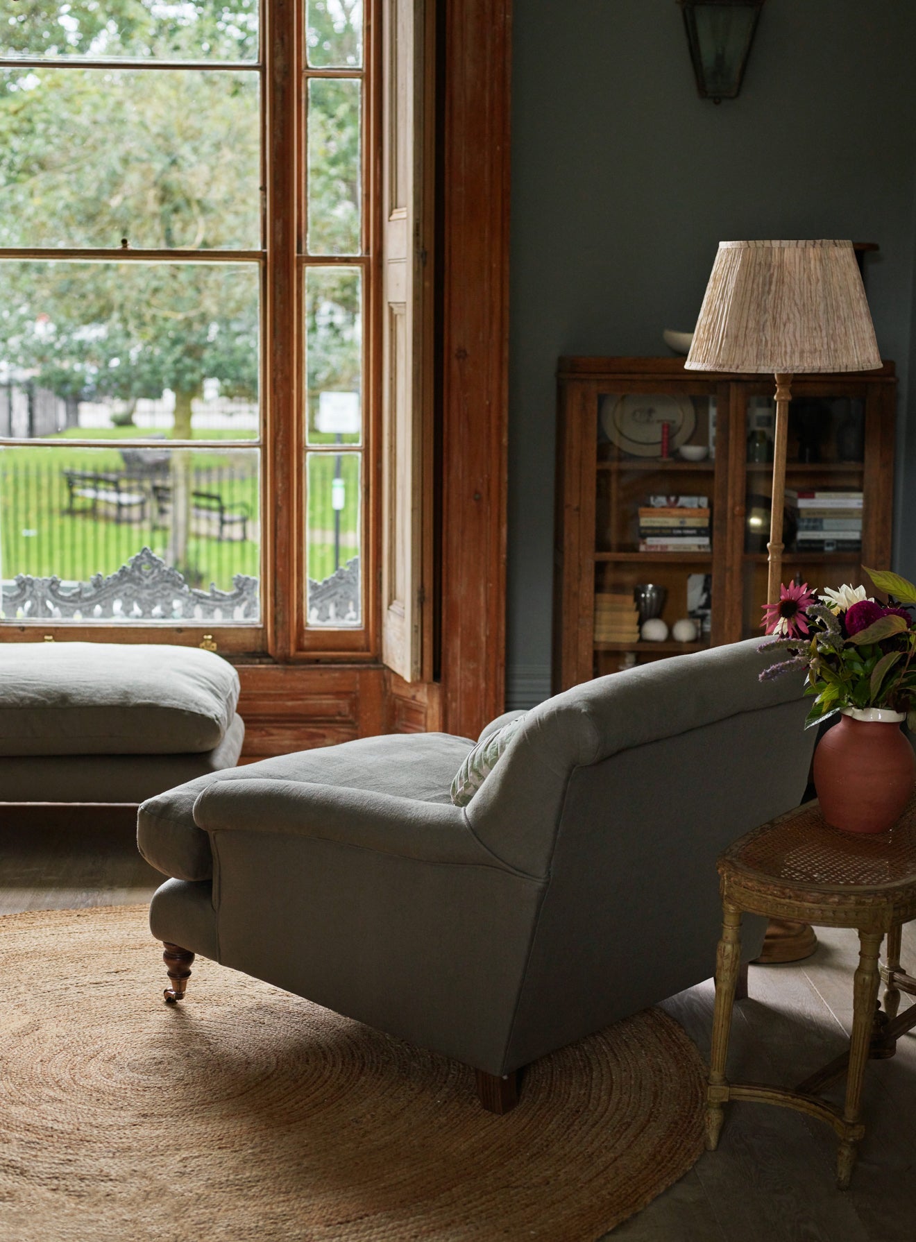 Fauteuil Remy, lin mousseux
