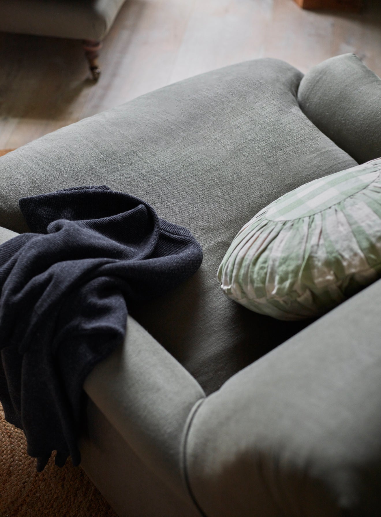 Fauteuil Remy, lin mousseux