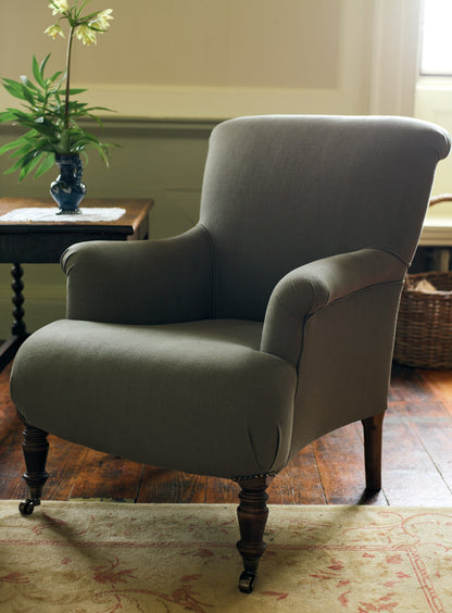 Fauteuil Finley, lin mousseux