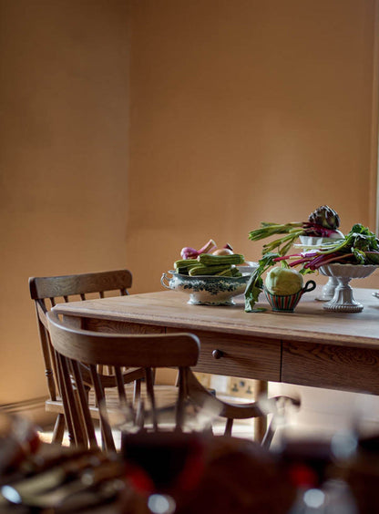 Table de salle à manger carrée en chêne Stanton
