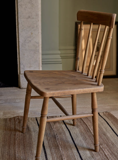 Chaise de salle à manger en chêne Turner