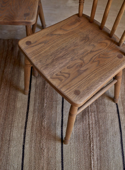 Chaise de salle à manger en chêne Turner