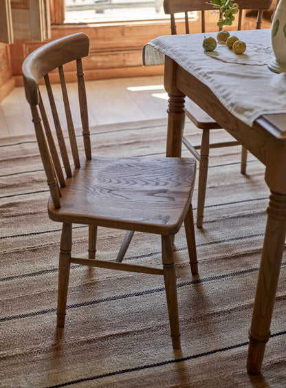 Chaise de salle à manger en chêne Turner