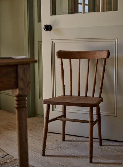 Chaise de salle à manger en chêne Turner