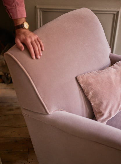 Fauteuil Abington, velours Clover