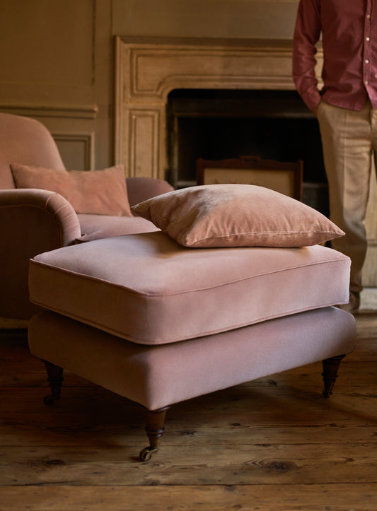 Tabouret Abington, velours Clover