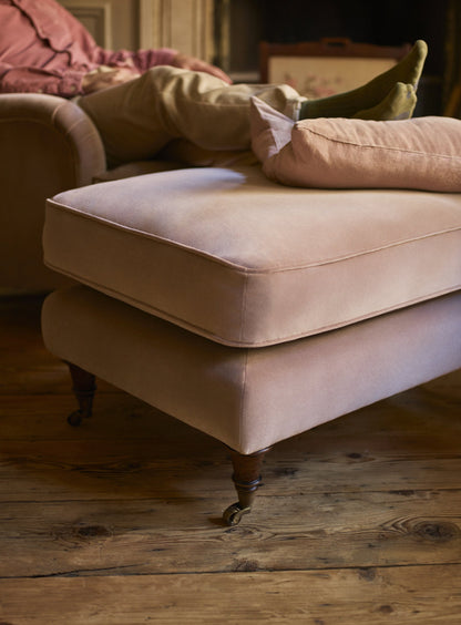 Tabouret Abington, velours Clover