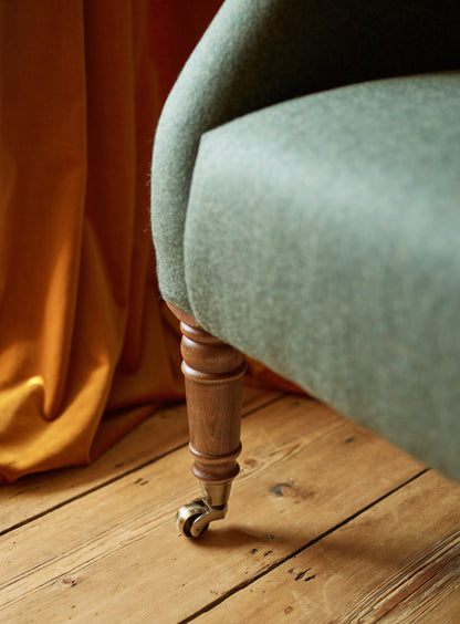 Fauteuil à oreilles Bromley, laine de mousse