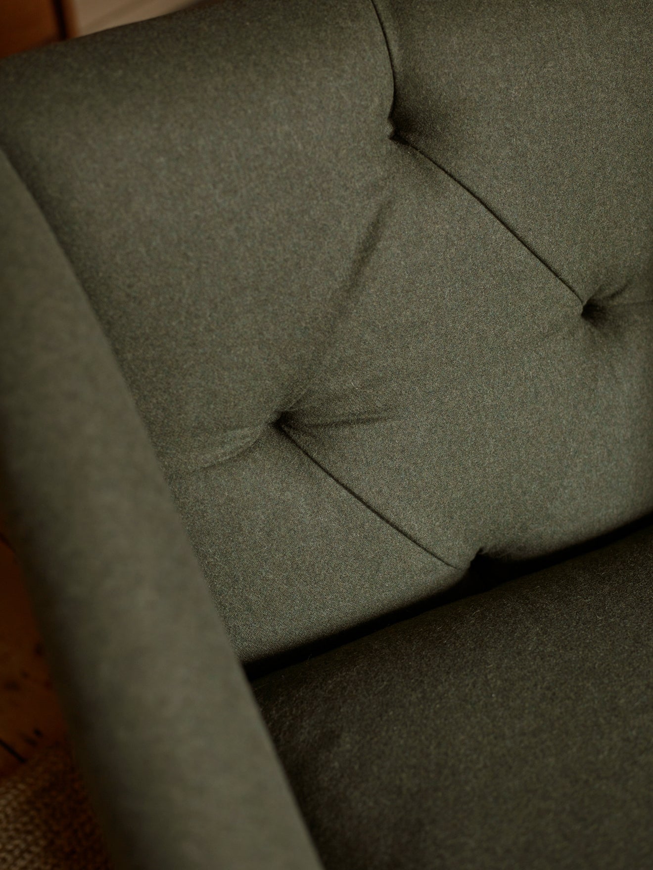 Fauteuil Elbert, laine de mousse