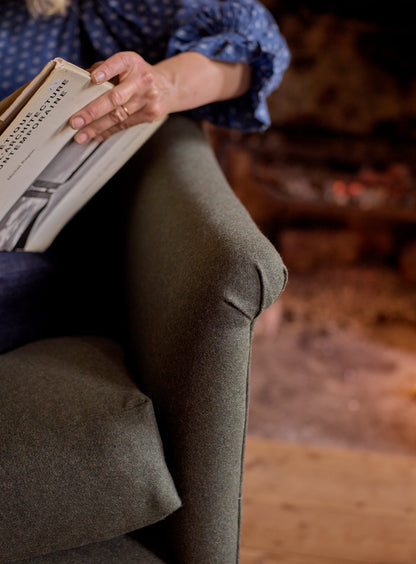 Fauteuil Elbert, laine de mousse
