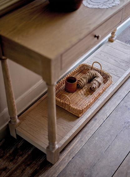 Table console en chêne Everett