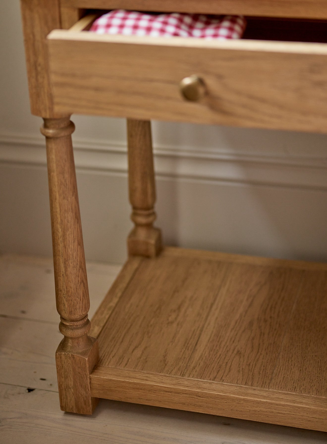 Table de chevet en chêne Everett
