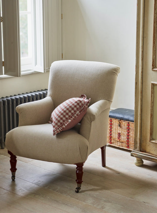 Fauteuil Finley, lin naturel
