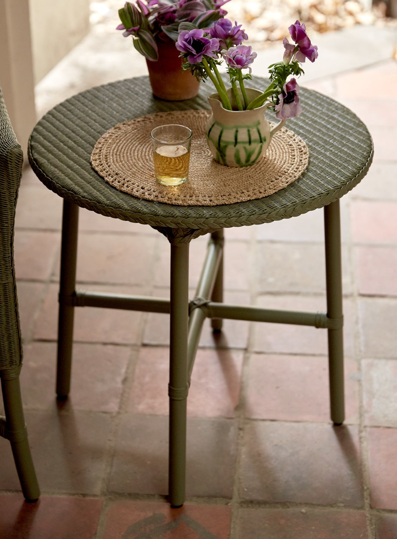 Table d'appoint en osier Ledbury Lloyd