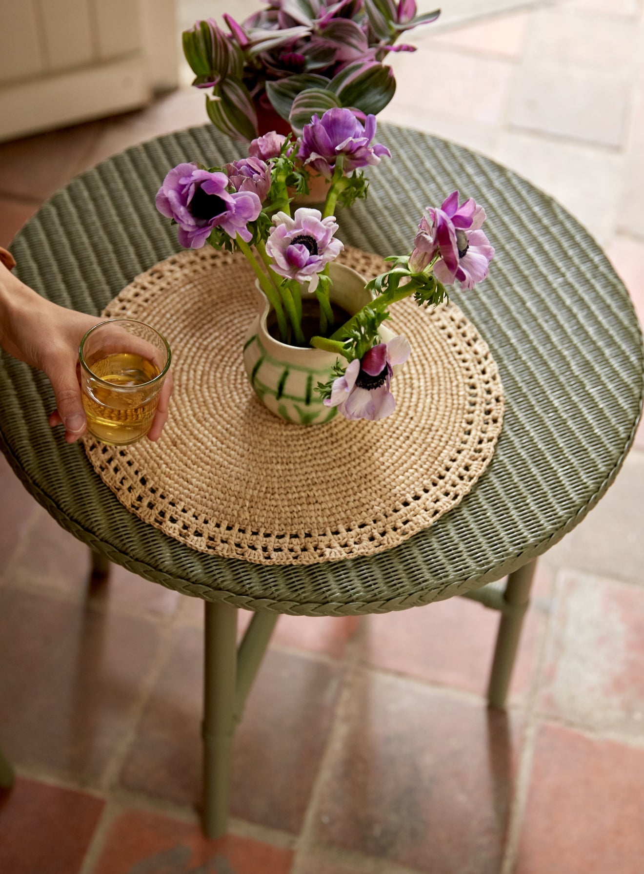 Table d'appoint en osier Ledbury Lloyd