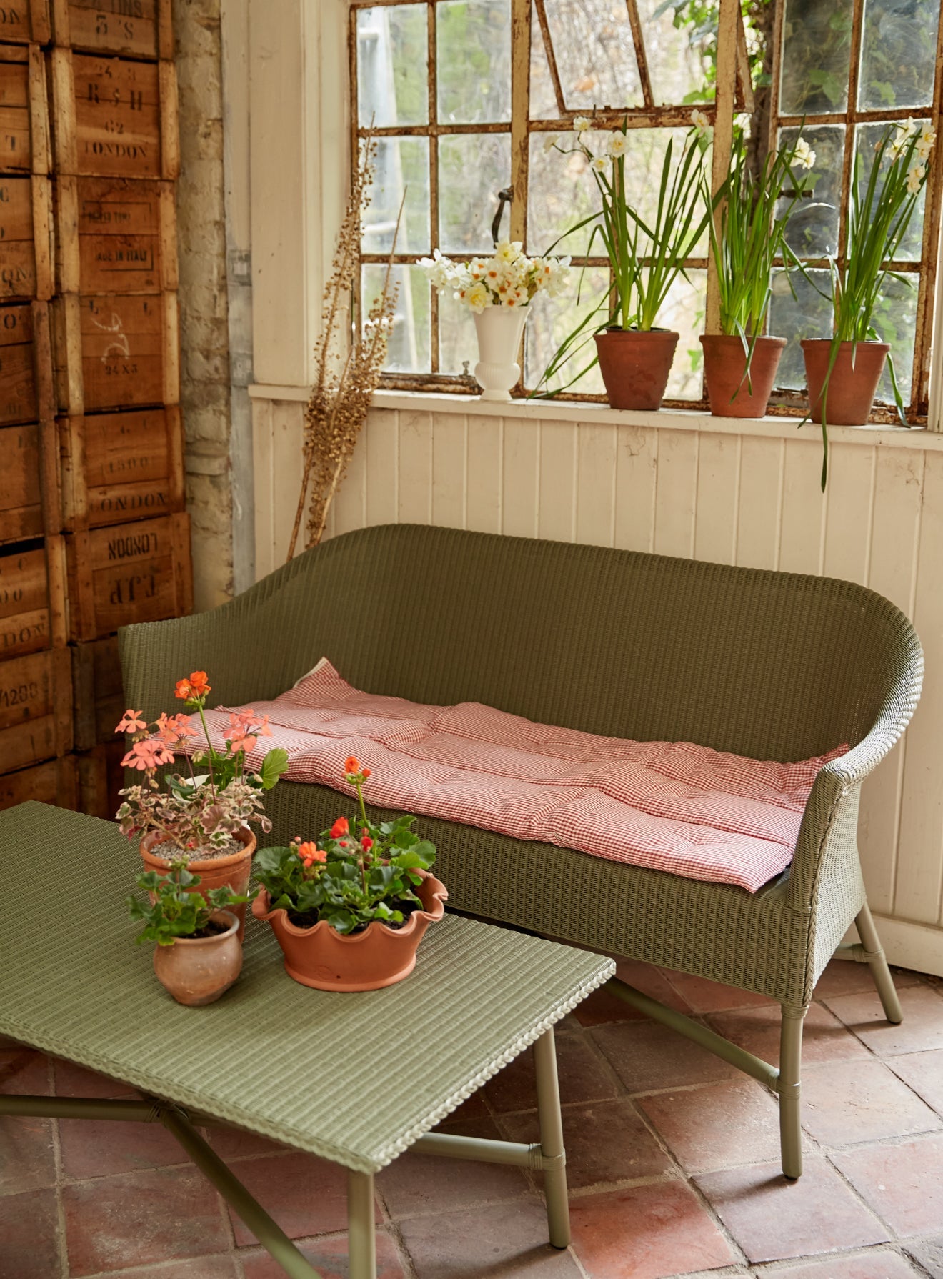 Table basse en osier Ledbury Lloyd Loom