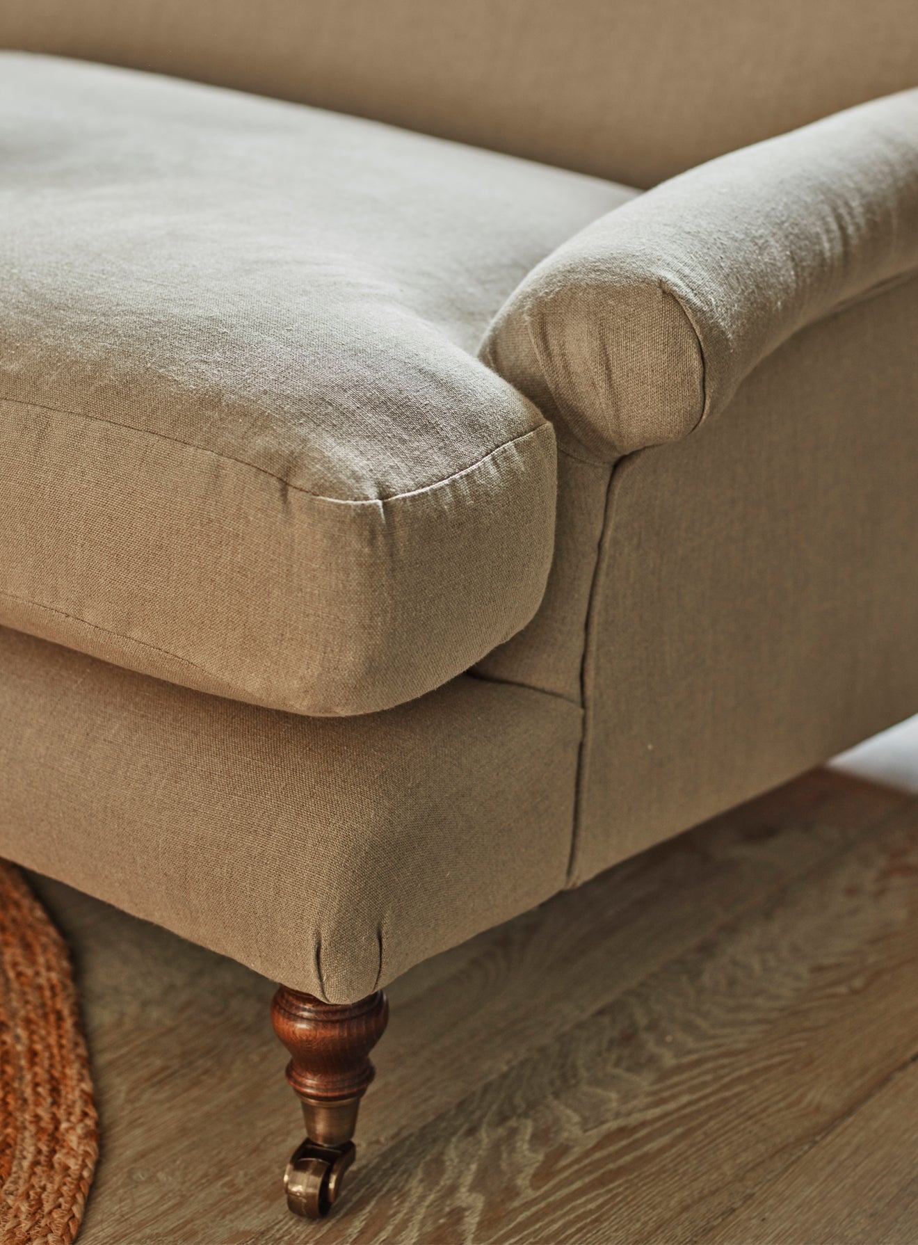 Fauteuil Remy, lin naturel