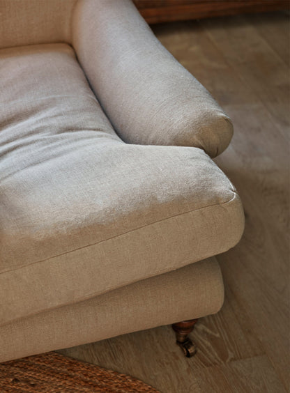 Fauteuil Remy, lin naturel