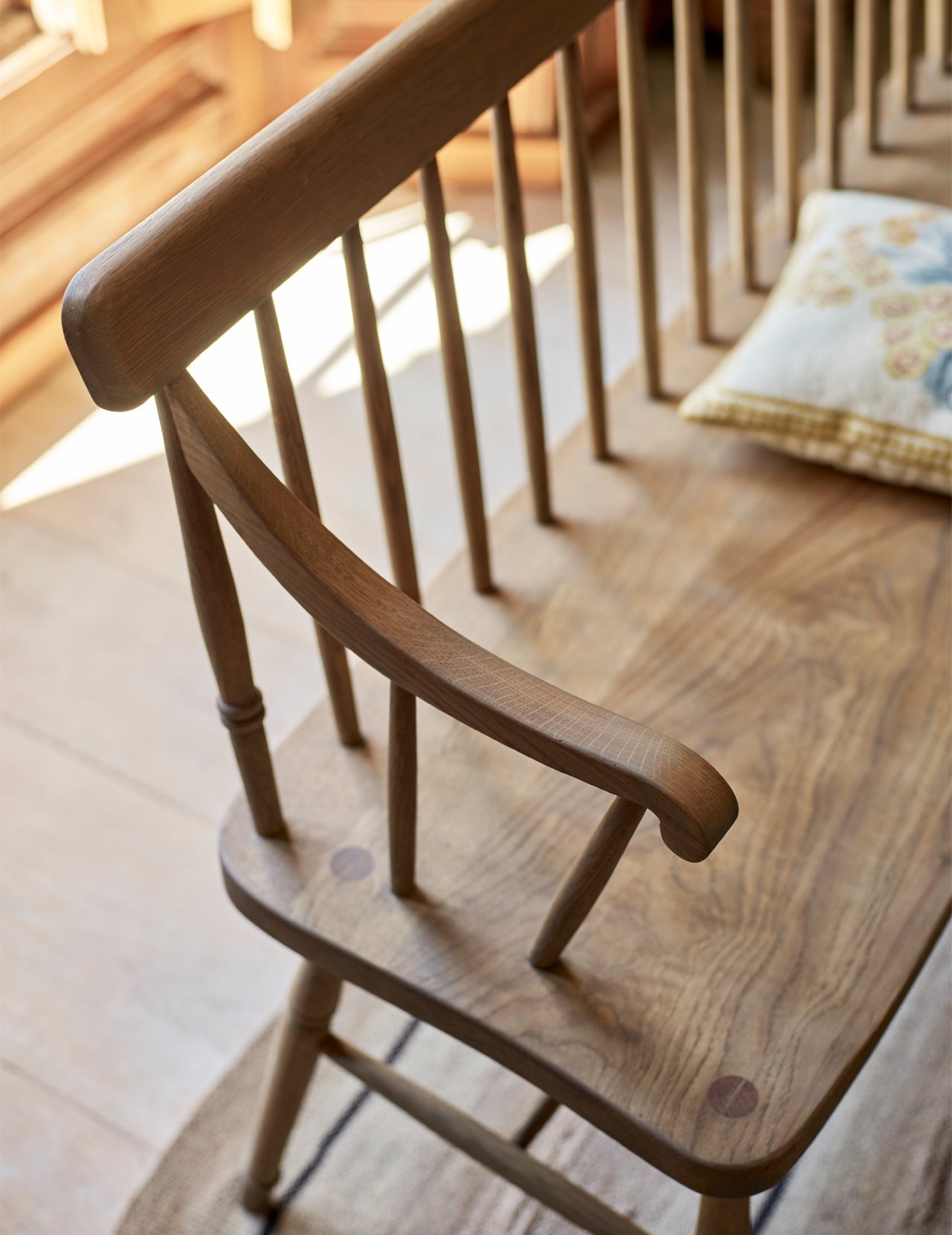 Banc de salle à manger en chêne Turner
